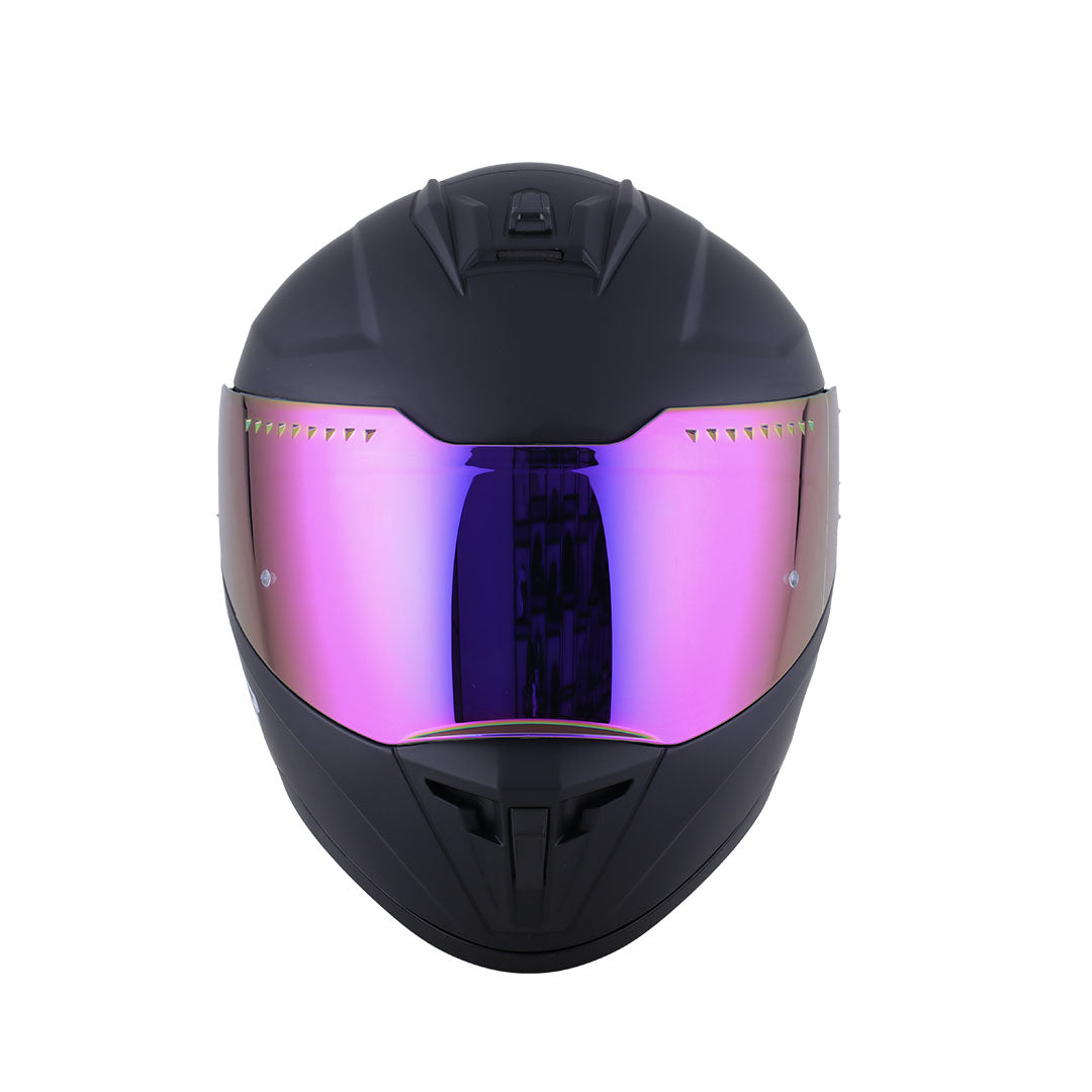 CASCO EDGE NEGRO-MORADO