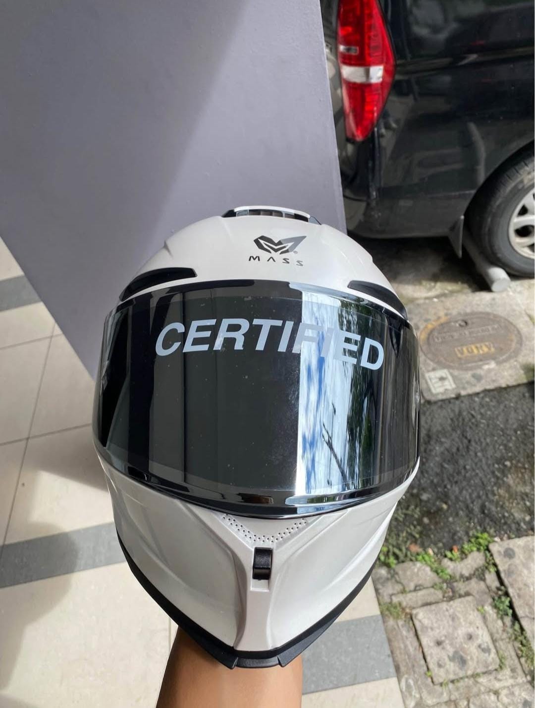 CASCO MASS EDICION BLANCO PERLA