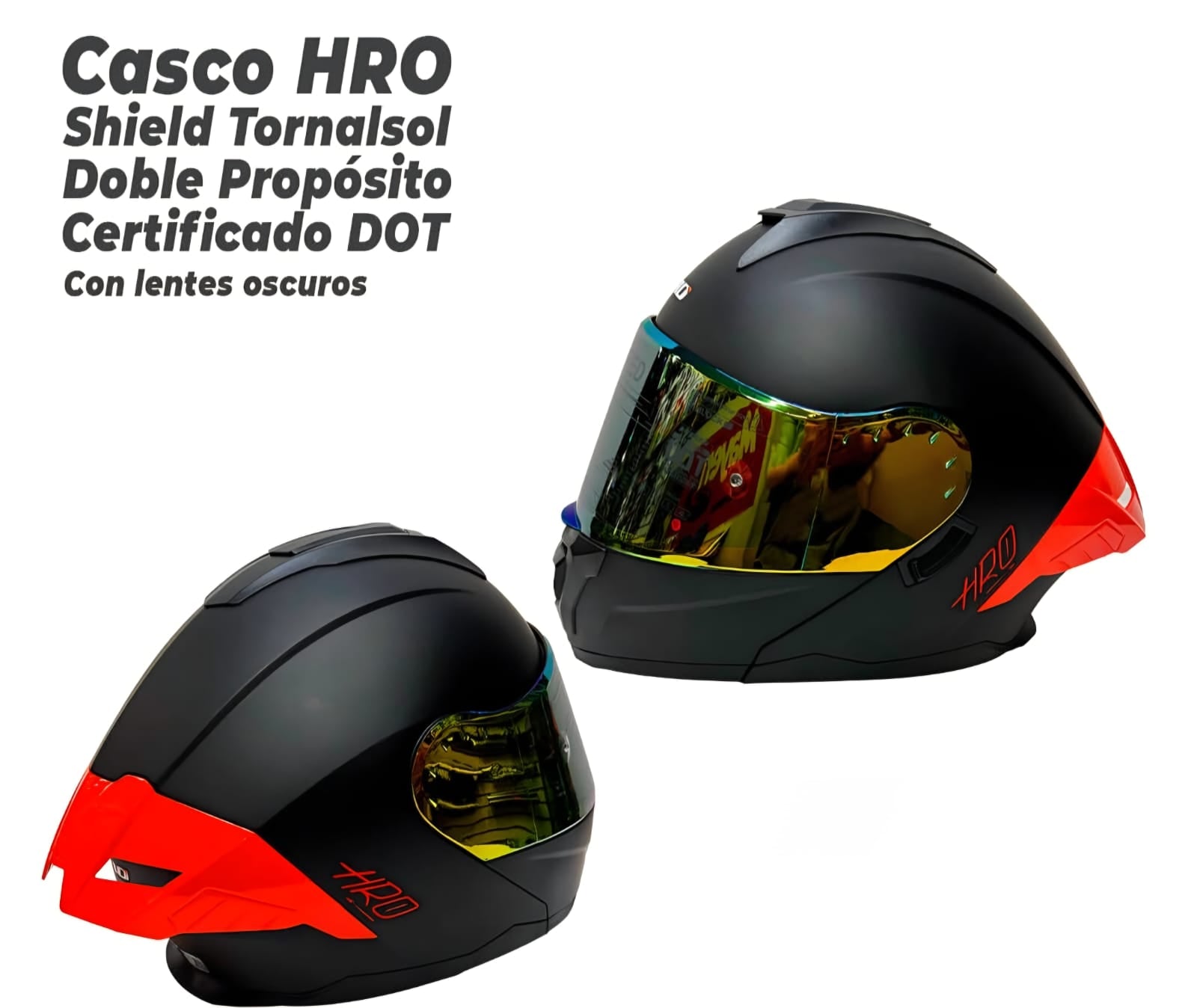 Casco HRO Rojo