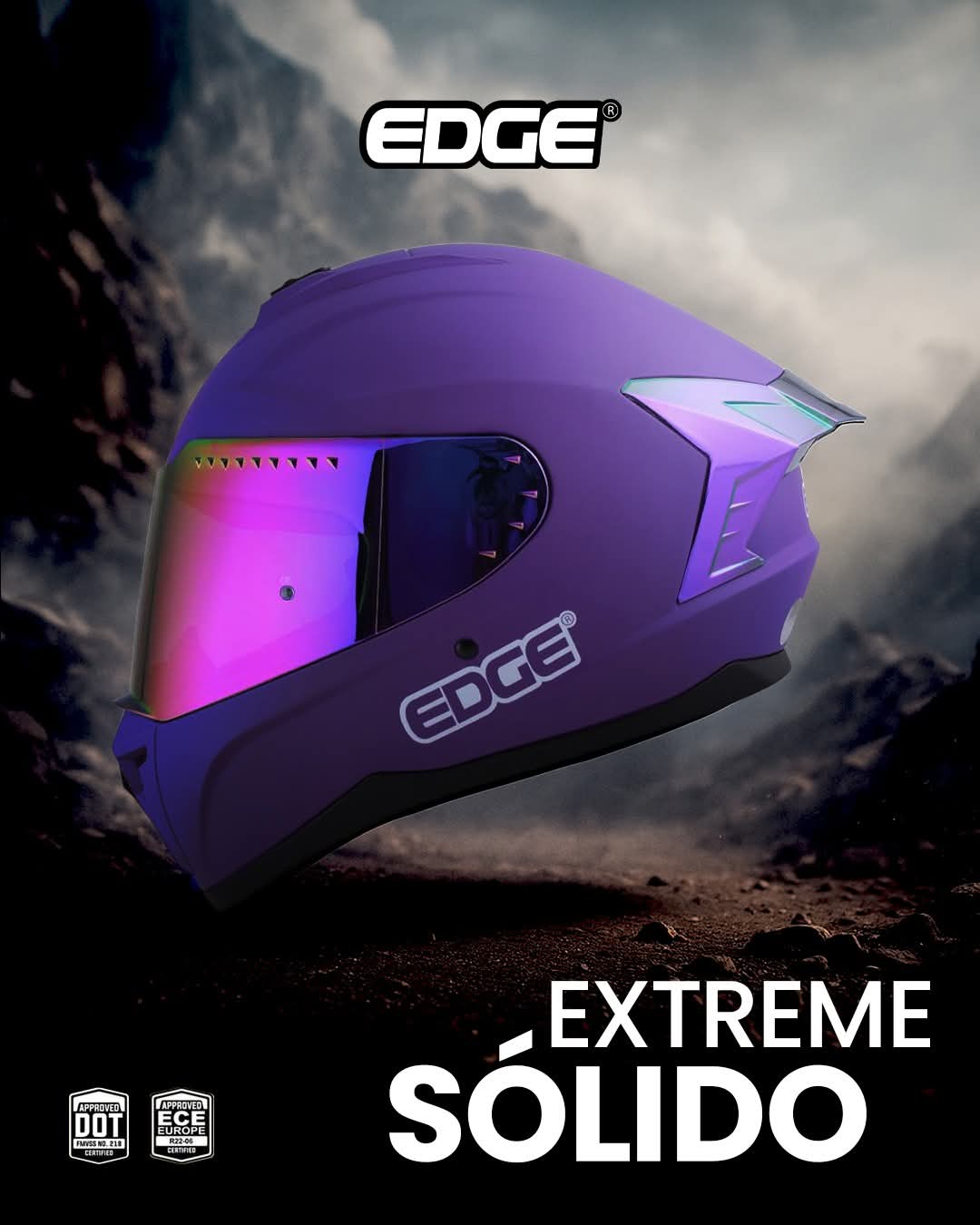CASCO EDGE PURPURA