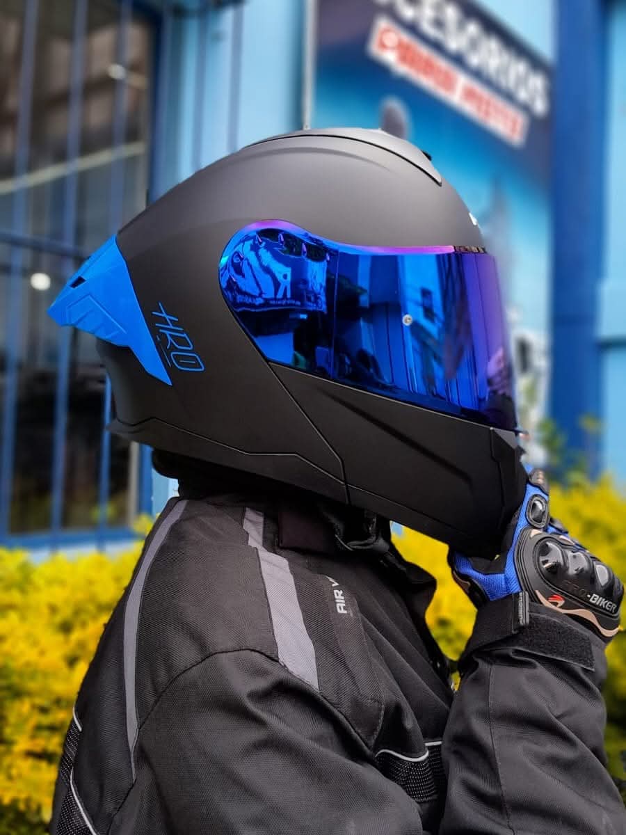 Casco HRO AZUL
